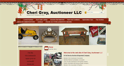 Desktop Screenshot of cgrayauctioneer.com